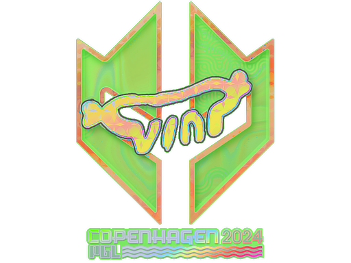Samolepka | VINI (holografická) | PGL Copenhagen 2024