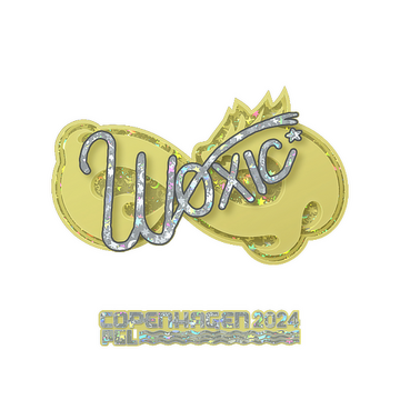 Sticker | woxic (Glitter) | Copenhagen 2024 image 360x360