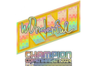 Sticker | w0nderful (Holo, Champion) | Copenhagen 2024