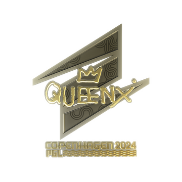 Sticker | Queenix (Gold) | Copenhagen 2024 image 360x360
