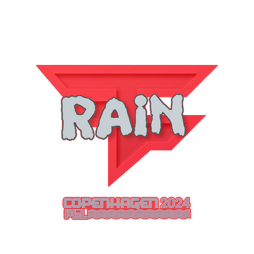 Sticker | rain | Copenhagen 2024 image 360x360