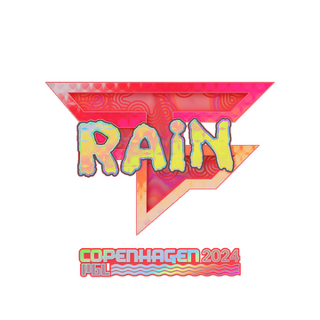 Sticker | rain (Holo) | Copenhagen 2024 image 360x360