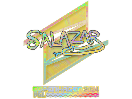 Samolepka | salazar (holografická) | PGL Copenhagen 2024