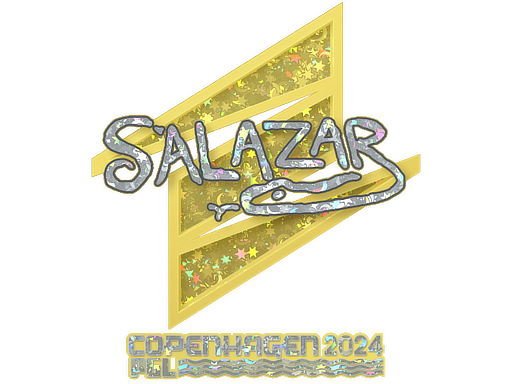 Наклейка | salazar (с блёстками) | Копенгаген-2024
