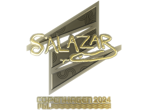 Наліпка | salazar (золота) | Копенгаген 2024