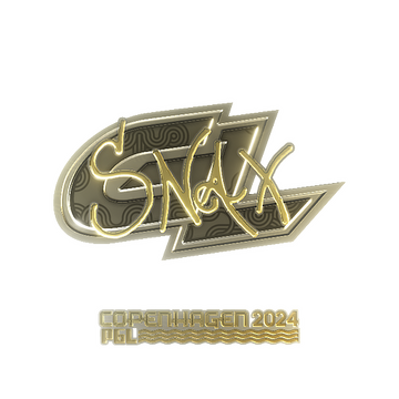 Sticker | Snax (Gold) | Copenhagen 2024 image 360x360