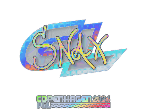 Наліпка | Snax (голографічна) | Копенгаген 2024