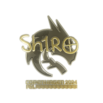 Sticker | sh1ro (Gold) | Copenhagen 2024 image 360x360