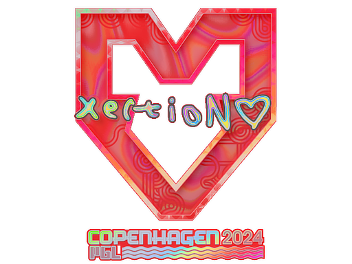 ステッカー | xertioN (ホログラム) | Copenhagen 2024