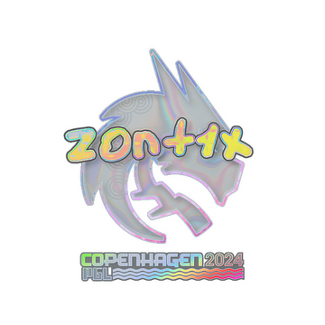 Sticker | zont1x (Holo) | Copenhagen 2024 image 360x360