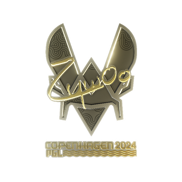 Sticker | ZywOo (Gold) | Copenhagen 2024 image 360x360