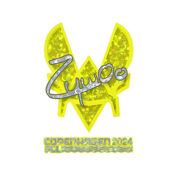 Sticker | ZywOo (Glitter) | Copenhagen 2024 image 360x360