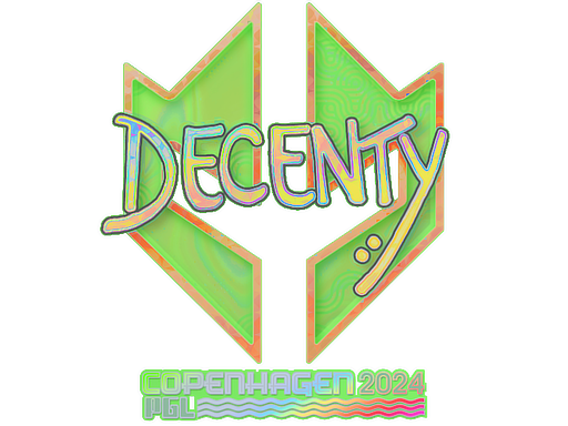 스티커 | decenty(홀로그램) | 코펜하겐 2024