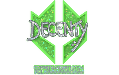 Sticker | decenty (Glitter) | Copenhagen 2024