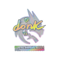 Sticker | donk (Holo) | Copenhagen 2024 image 120x120