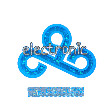 Sticker | electronic (Glitter) | Copenhagen 2024 image 360x360