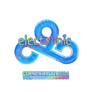 Sticker | electronic (Holo) | Copenhagen 2024 image 360x360