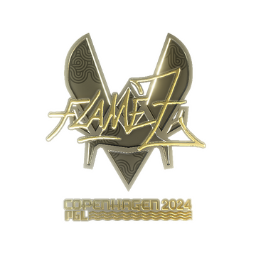 Sticker | FlameZ (Gold) | Copenhagen 2024 image 360x360