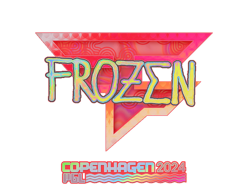 Стикер | frozen (холограмен) | Copenhagen 2024