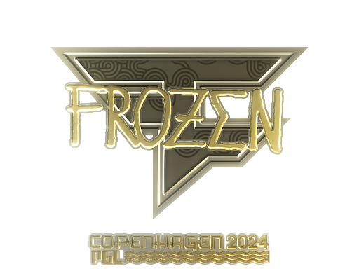 Aufkleber | frozen (Gold) | Kopenhagen 2024