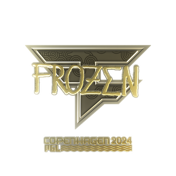 Sticker | frozen (Gold) | Copenhagen 2024 image 360x360