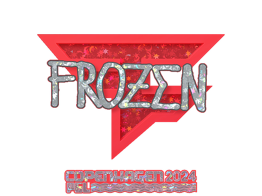 Çıkartma | frozen (Parıltılı) | Kopenhag 2024