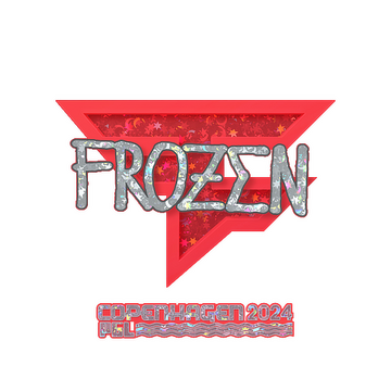 Sticker | frozen (Glitter) | Copenhagen 2024 image 360x360