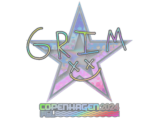 Samolepka | Grim (holografická) | PGL Copenhagen 2024