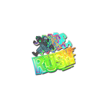 Sticker | Rush 4x20 (Holo) image 360x360