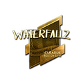 Sticker | waterfaLLZ (Gold) | Boston 2018 image 120x120