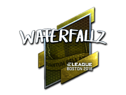 Sticker | waterfaLLZ (Foil) | Boston 2018