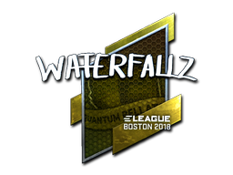 Çıkartma | waterfaLLZ (Parlak) | Boston 2018