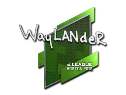 Klistermærke | wayLander | Boston 2018