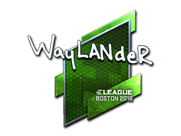 Sticker | wayLander (Foil) | Boston 2018