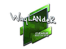 ステッカー | wayLander (キラ) | Boston 2018