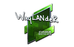 Sticker | wayLander (Foil) | Boston 2018