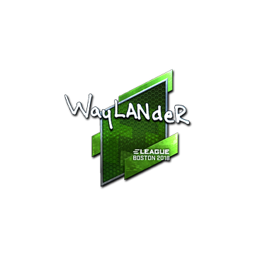 Sticker | wayLander (Foil) | Boston 2018 image 360x360