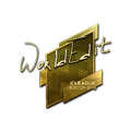 Sticker | WorldEdit (Gold) | Boston 2018 image 120x120