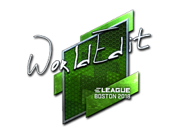 Sticker | WorldEdit (Glimmend) | Boston 2018