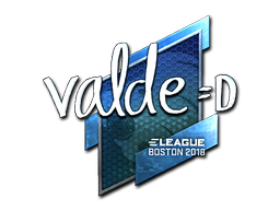 Стикер | v4lde (ламиниран) | Boston 2018