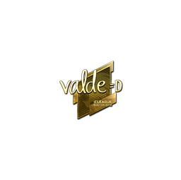 Sticker | v4lde (Gold) | Boston 2018