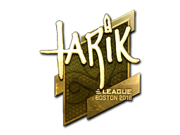印花 | tarik（金色）| 2018年波士顿锦标赛