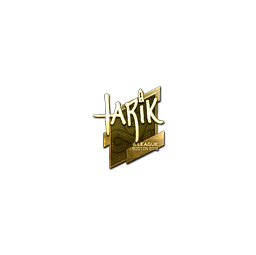 Sticker | tarik (Gold) | Boston 2018