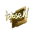 Sticker | tabseN (Gold) | Boston 2018 image 120x120