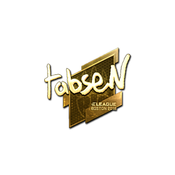 Sticker | tabseN (Gold) | Boston 2018 image 360x360