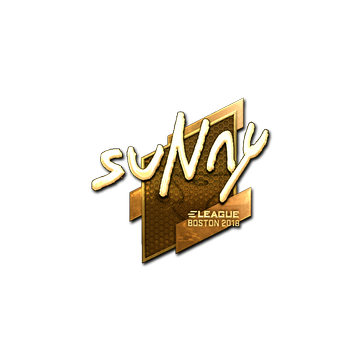Sticker | suNny (Gold) | Boston 2018 image 360x360