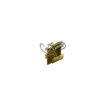 Sticker | Summer (Gold) | Boston 2018 image 360x360