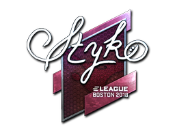 สติกเกอร์ | STYKO (ฟอยล์) | Boston 2018