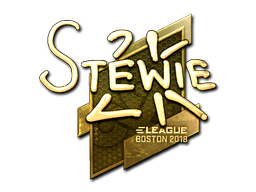 Наліпка | Stewie2K (золота) | Бостон 2018