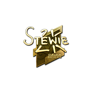 Sticker | Stewie2K (Gold) | Boston 2018 image 360x360